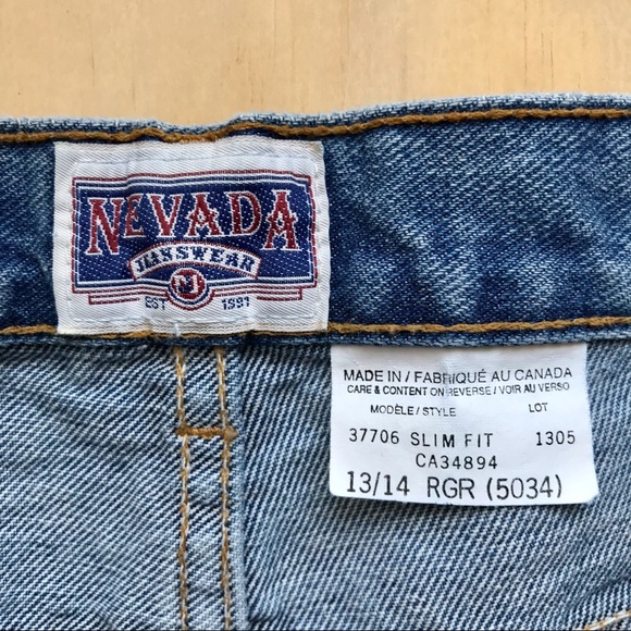 Vintage Nevada High Rise Jeans | Size 13/14 Reg, Mom Jean, High Waist - Picture 6 of 6